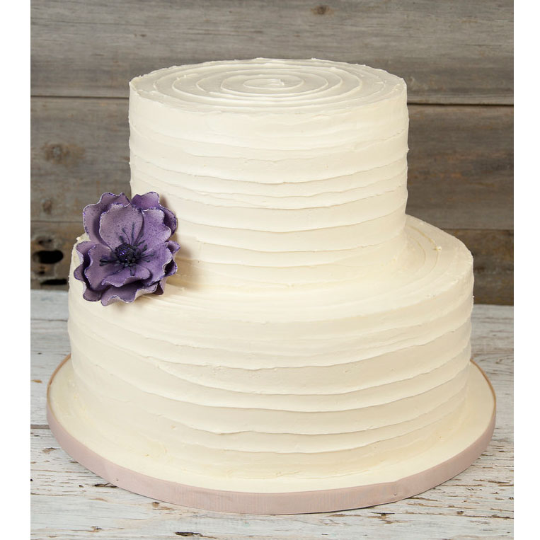 Textured Buttercream Wedding Cake