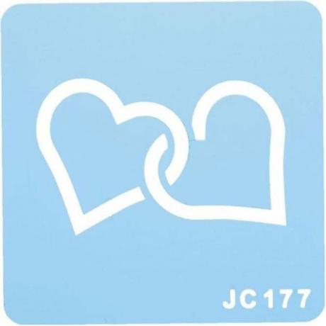 Entwined Heart Stencil