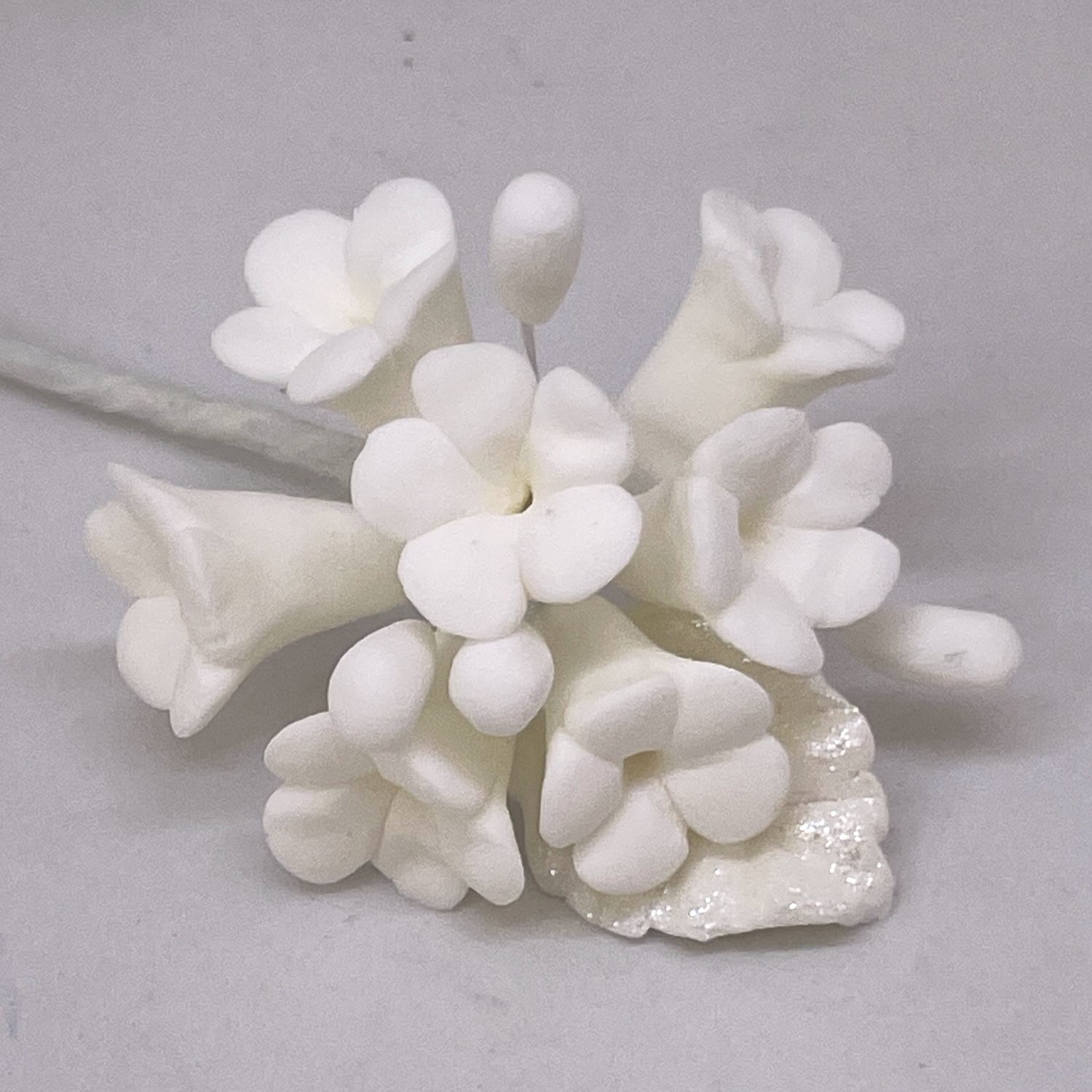 White Mini Blossom Spray