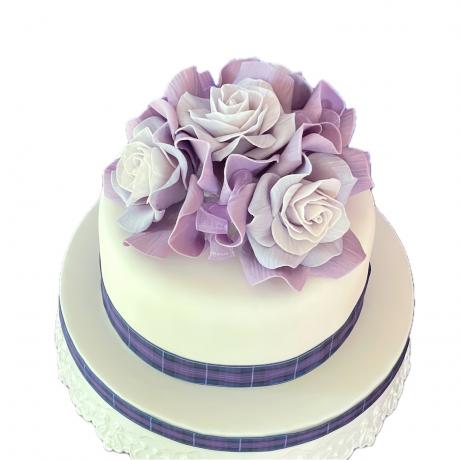 Handcrafted Rose Bouquet Cake Topper