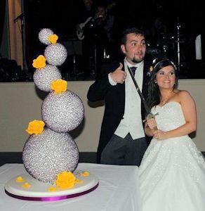 Sphere Wedding Cake - Glasgow