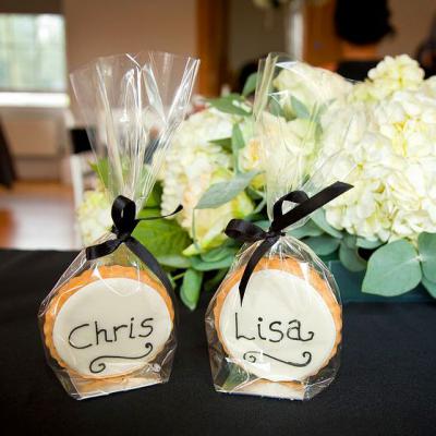 Place Name Wedding Cookies.