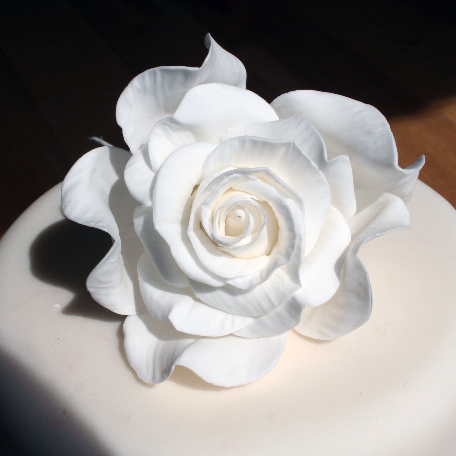 Hand-made Giant White Sugar Rose
