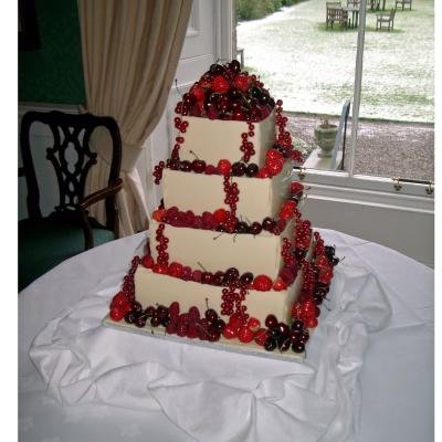 Chocolate Mousse Wedding Cake