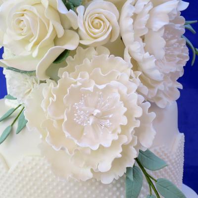 Half Sugar Rose, Giant Rose and Giant Peonies